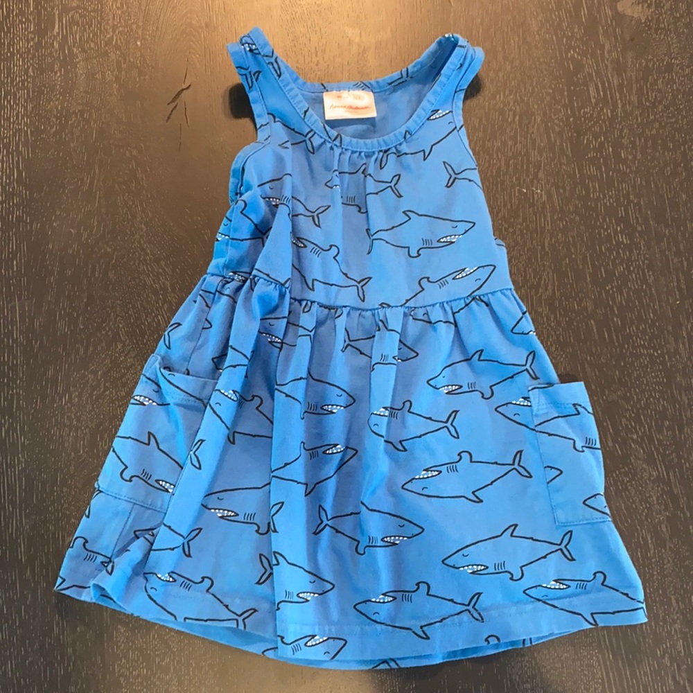 Blue shark Hanna Anderson swing dress